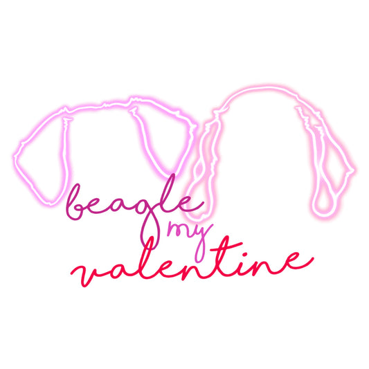 Beagle My Valentine Ears